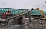 MTC inicia demolicin del puente Chancay tras recibir autorizacin del Ministerio Pblico