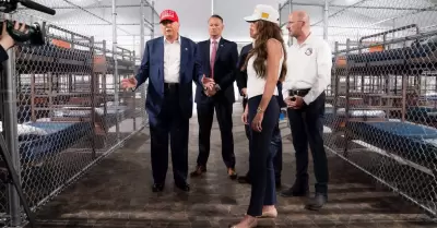 Donald Trump inaugura penal para migrantes ilegales.