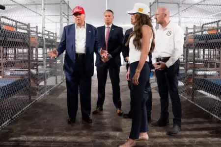 Donald Trump inaugura penal para migrantes ilegales.