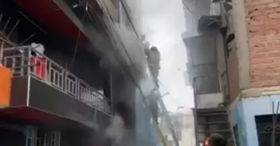 Incendio en el Callao.