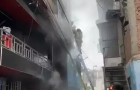 Incendio en el Callao.