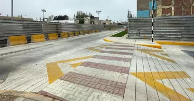 Liberan va auxiliar en la av. Oscar Benavides.