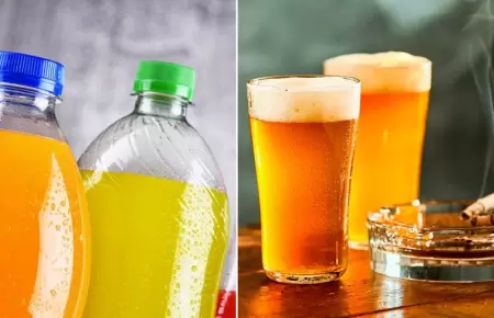 Golpe para los amantes de las bebidas azucaradas, alcohol y tabaco