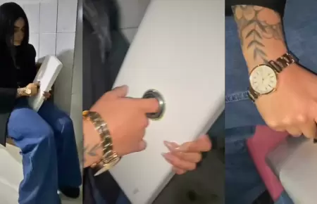 Mujer se fue de emergencia