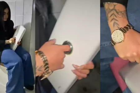 Mujer se fue de emergencia