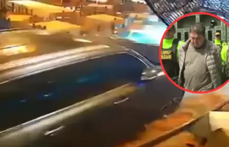 Conductor que embisti a comensales en restaurante estaba inhabilitado para port
