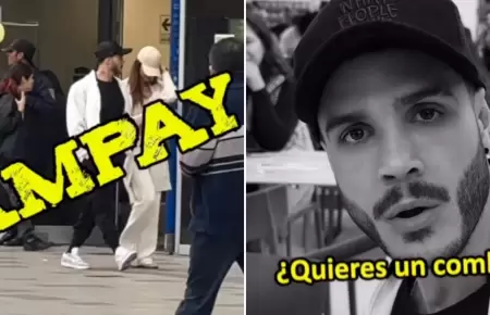 Laura Spoya y Mario Irivarren fueron 'ampayados'