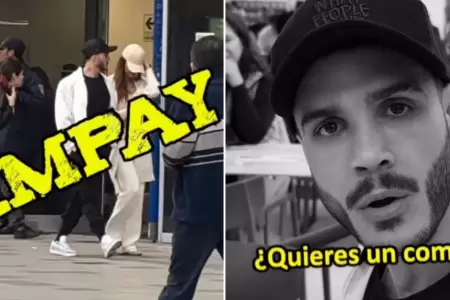 Laura Spoya y Mario Irivarren fueron 'ampayados'