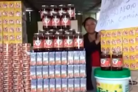 Exitosa y Taiwn entregan vveres a olla comn de SJL.