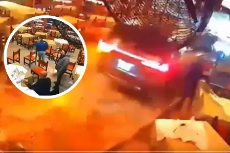Fiscala abre investigacin al empresario peruano que estrell auto contra resta