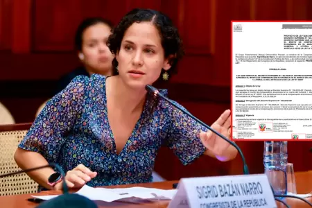 Sigrid Bazn busca anular aumento del sueldo presidencial.