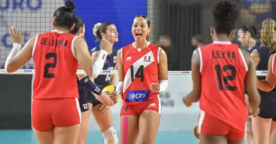 Selección Peruana de Vóley vence a Chile en la Copa América de Brasil.