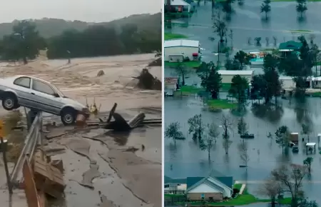Inundaciones en Texas.