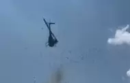 Millonario pidi como ltimo deseo lanzar su dinero desde un helicptero y su familia lo cumpli tras su muerte