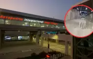 Aeropuerto Jorge Chvez: Usuarios denuncian fuerte filtracin de agua en el nuevo terminal