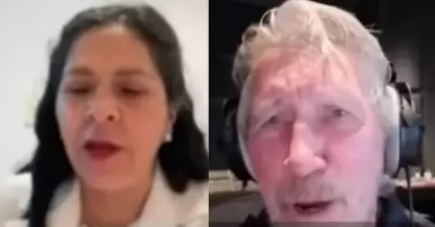 Esposa de Pedro Castillo reaparece junto a Roger Waters.