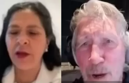 Esposa de Pedro Castillo reaparece junto a Roger Waters.