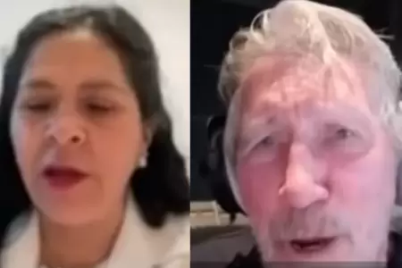 Esposa de Pedro Castillo reaparece junto a Roger Waters.