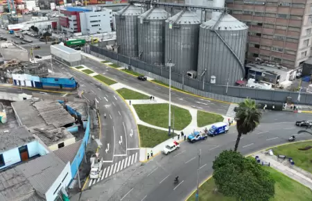 Liberan ltimo tramo de la avenida Guardia Chalaca.