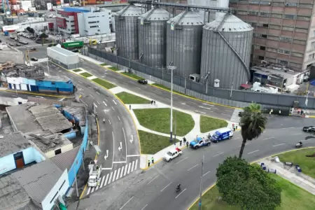 Liberan ltimo tramo de la avenida Guardia Chalaca.