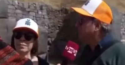 Turista chileno rompe en llanto al pisar Machu Picchu