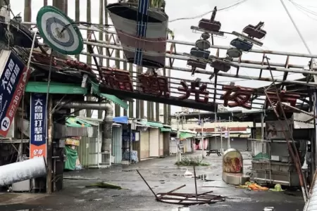 Tifn Danas deja dos muertos y ms de 300 heridos en Taiwn.