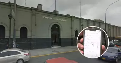 Joven encuentra su celular robado en comisaría