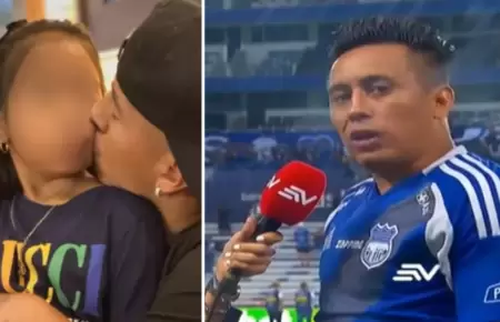 Christian Cueva envo emotivo mensaje a su hija mayor.