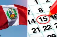 Confirmado! Este 15 de julio es DA NO LABORABLE en Per: Conoce aqu todos los detalles