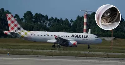 Hombre fue succionado por turbina de avión
