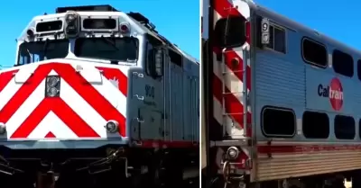 Trenes donados por Caltrain fueron declarados "chatarra".
