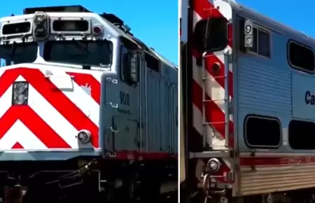 Trenes donados por Caltrain fueron declarados "chatarra".