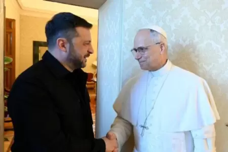 El papa Len XIV se reuni con Volodimr Zelenski