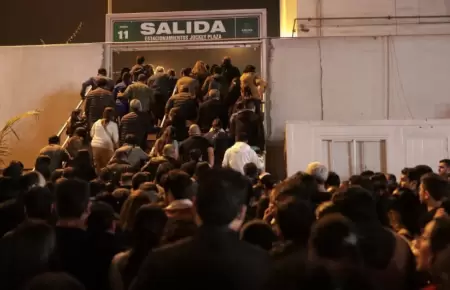 Entradas de conciertos cancelados se devolverán en 15 días hábiles.