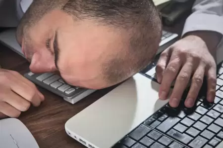Resaca en el trabajo