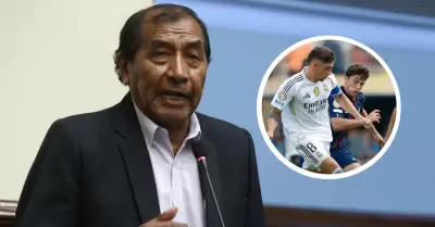 Congresista miraba el Real Madrid vs. PSG durante sesión de la Comisión Permanen
