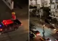 Reportan apagn en Miraflores: Unidades de bomberos rescatan a ciudadanos atrapados en ascensores