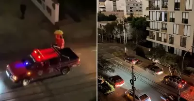 Apagón en zonas de Miraflores