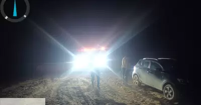 Vehículo chileno abandonado.
