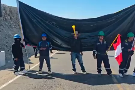 Mineros artesanales bloquean nuevo punto en Ocoa.