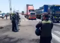 Liberan carretera en Nasca: PNP desaloja a mineros artesanales que protestaban en Panamericana Sur