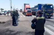Liberan carretera en Nasca: PNP desaloja a mineros artesanales que protestaban en Panamericana Sur