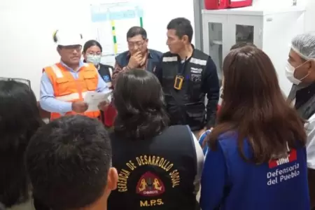 Un adulto mayor falleci en un bao de un supermercado de Chimbote