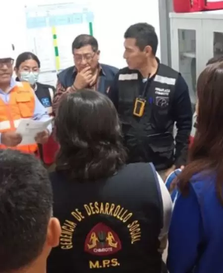 Un adulto mayor falleci en un bao de un supermercado de Chimbote