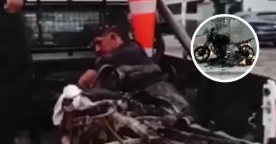 Ladrón fue linchado y su moto fue quemada por vecinos en SMP.