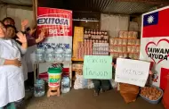 Exitosa y Gobierno de Taiwn entregan una tonelada de alimentos a olla comn en Carabayllo