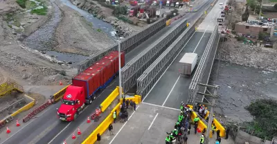 MTC inaugur nuevo puente modular de Chancay