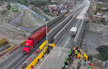 MTC inaugur nuevo puente modular de Chancay