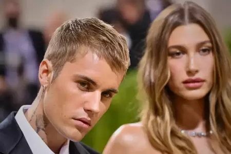 Justin Bieber y su esposa