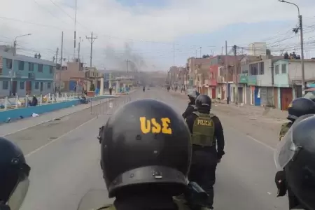 Polica investiga caso de fallecido por manifestaciones de mineros en Arequipa.